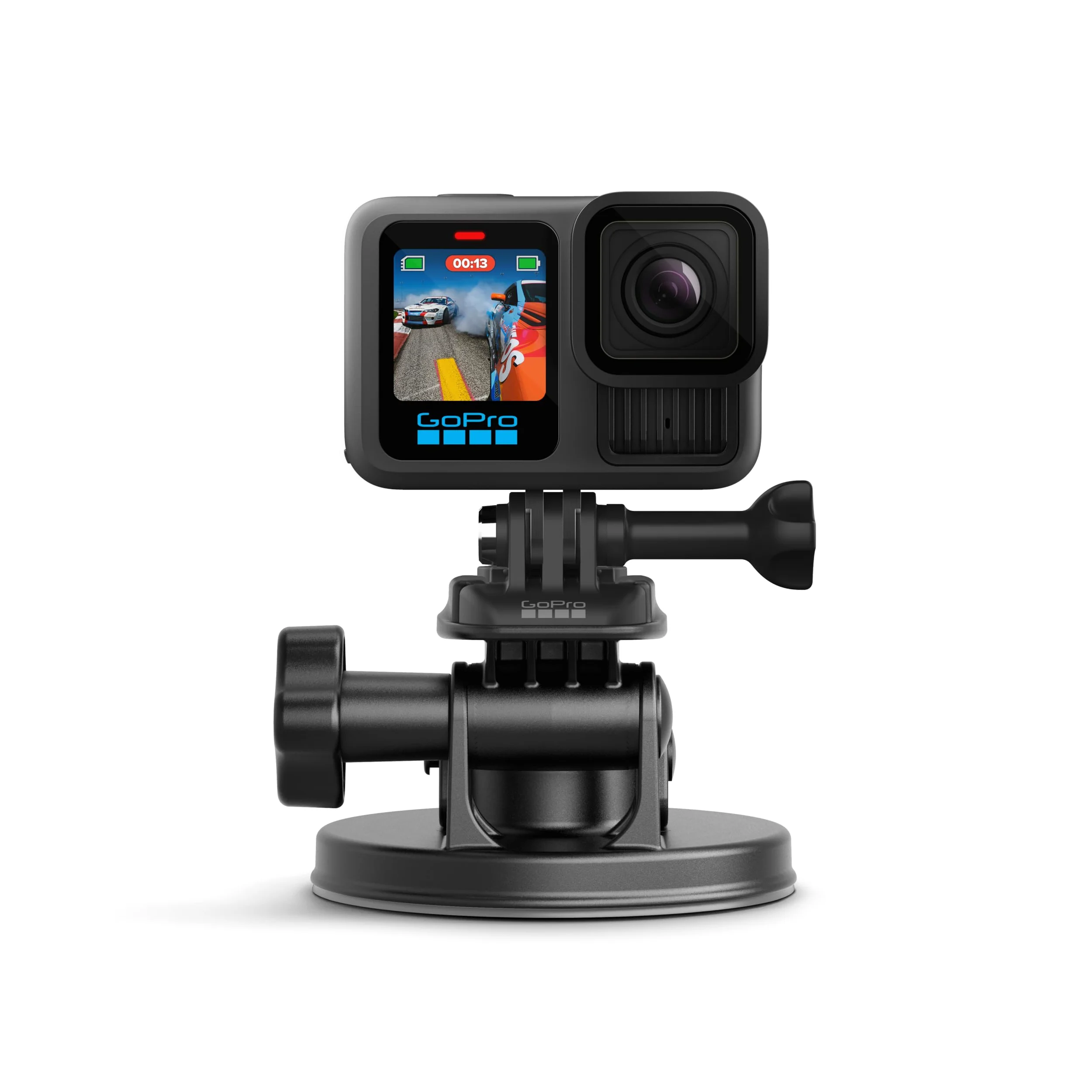 GoPro Suction Cup+ Fissaggio per GoPro, Nero/Antracite