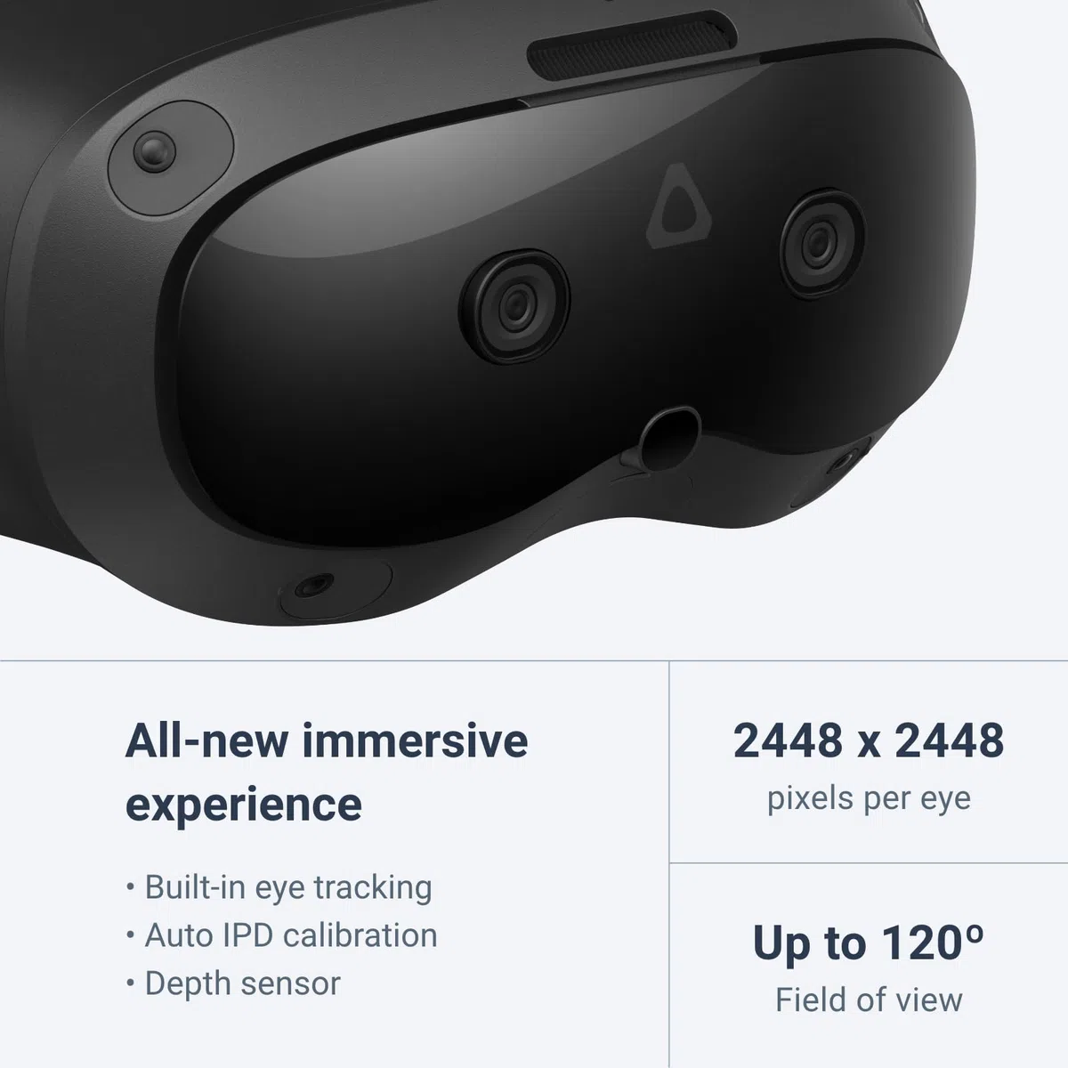 HTC Vive Focus Vision Full Kit - VR Headset with DisplayPort PC Streaming Kit
