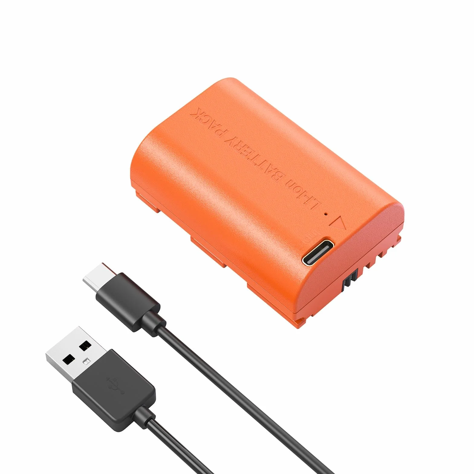 SMALLRIG Batteria LP-E6P, batteria USB-C sostitutiva da 2520 mAh per Canon EOS R5 Mark II, R6 Mark II, R5, R6, R7, 5D Mark II, 5D Mark IV, 60D, 70D, 80D, 90D, ricarica rapida completa in 2,5 ore, 5407