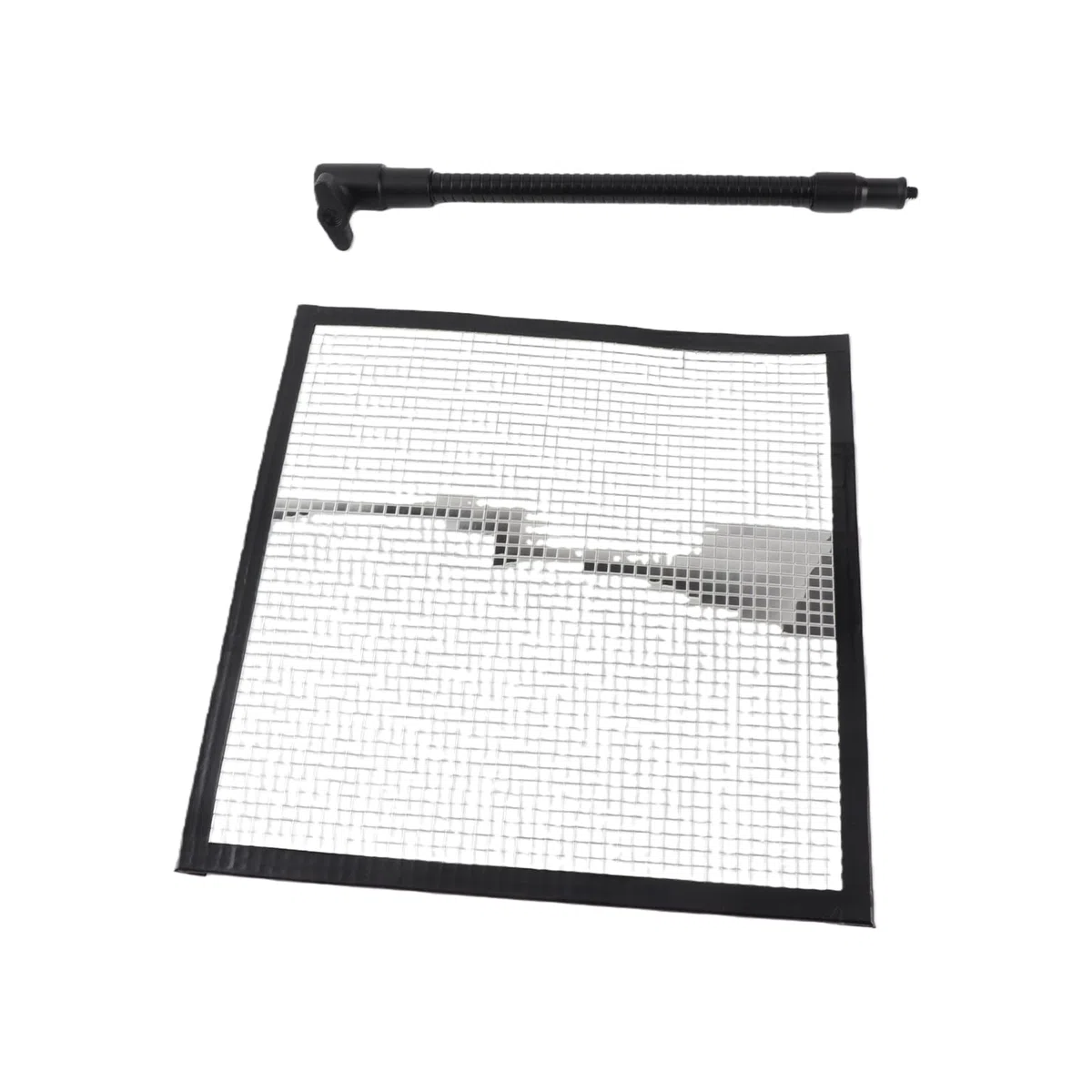 SIXRUN Riflettore di Luce per Flussi Ottici, Pannello a Specchio in Alluminio PC MCPET, 9,4 X 9,4 Pollici con Griglia da 0,2 X 0,2 Pollici, Riflettore Modellante la Luce per Riprese di Prodotti