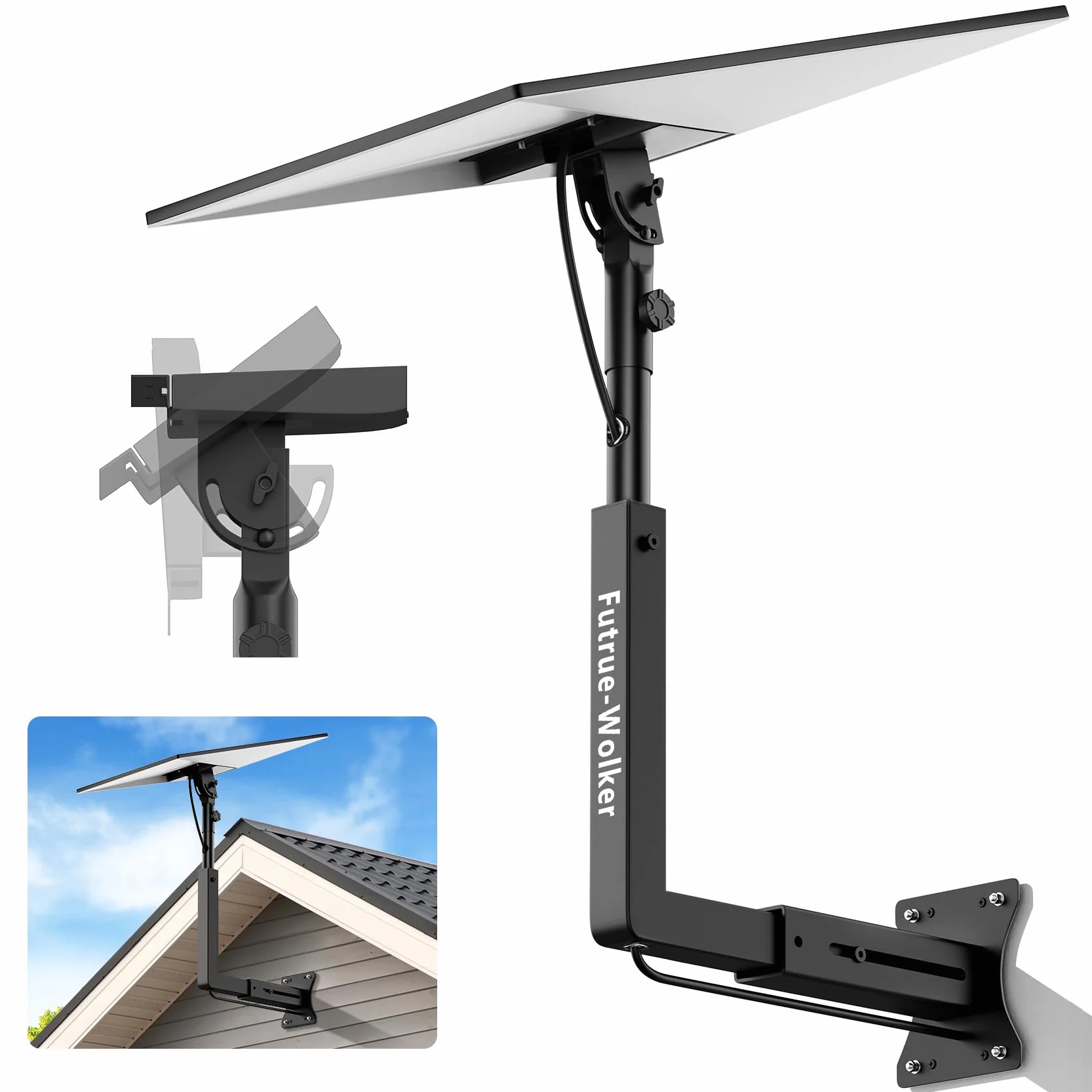 Starlink - Supporto da parete Starlink Gen 3 standard Starlink con braccio retrattile per kit Internet Satellite Starlink Gen 3, antiruggine