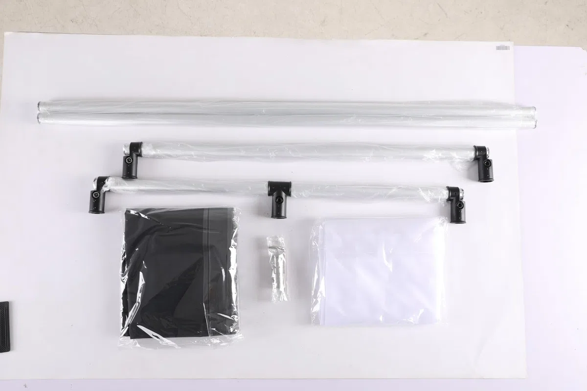 soonpho 23" x 35"/60 x 90 cm riflettore luce 5 in 1, diffusore portatile pieghevole con custodia per foto video studio – traslucido, argento, oro, bianco e nero (60 x 90 cm)