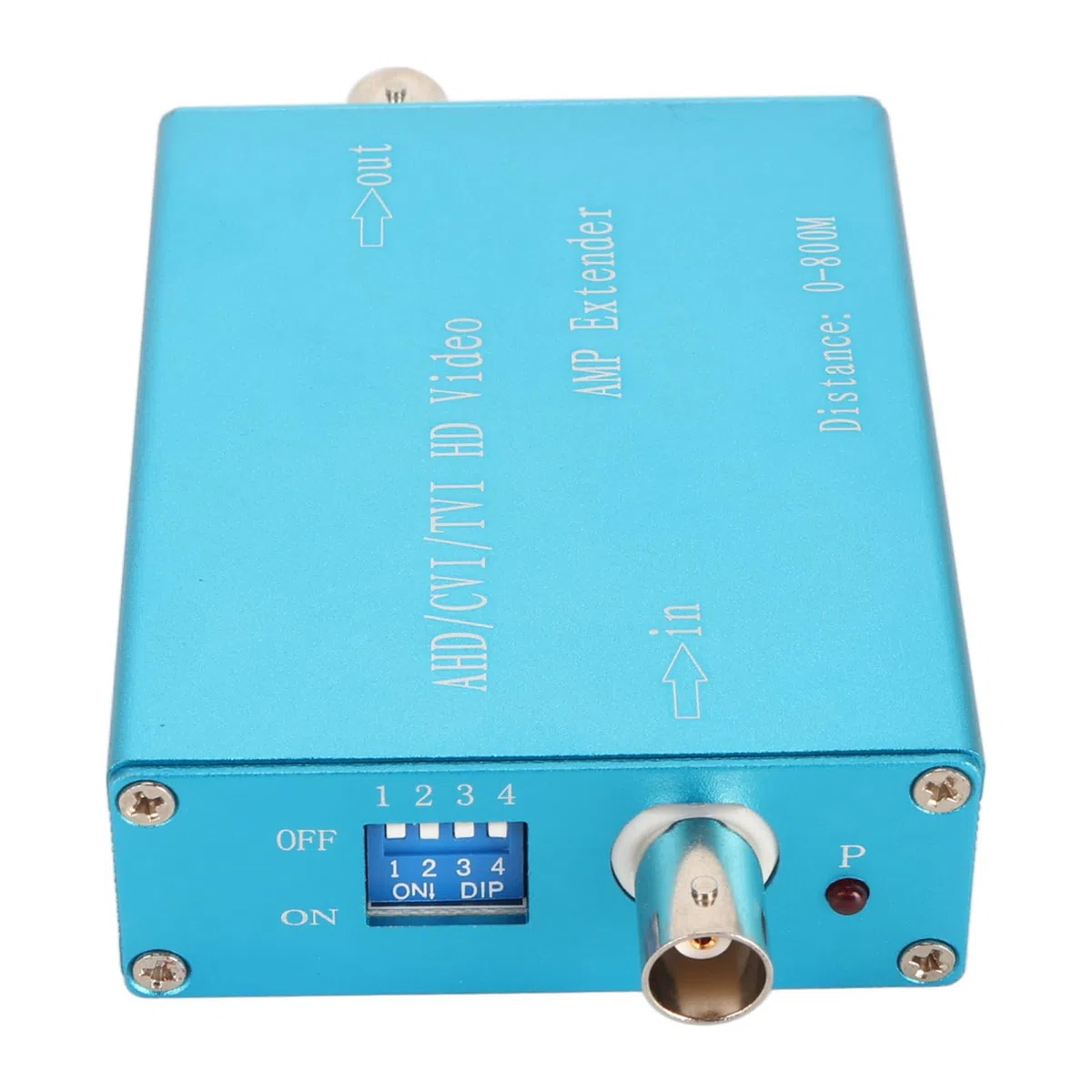 Annadue Amplificatore di Segnale Video HD AHD CVI TVI Amplificatore di Segnale Video con Plug and Play per di Sicurezza con Telecamera CCTV BNC
