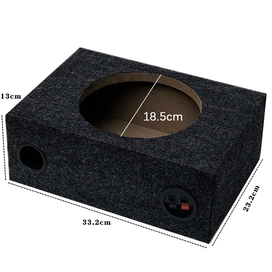 Scatole per altoparlanti universali sigillate da 8 pollici singole scatole per altoparlanti per scatole subwoofer per musica per