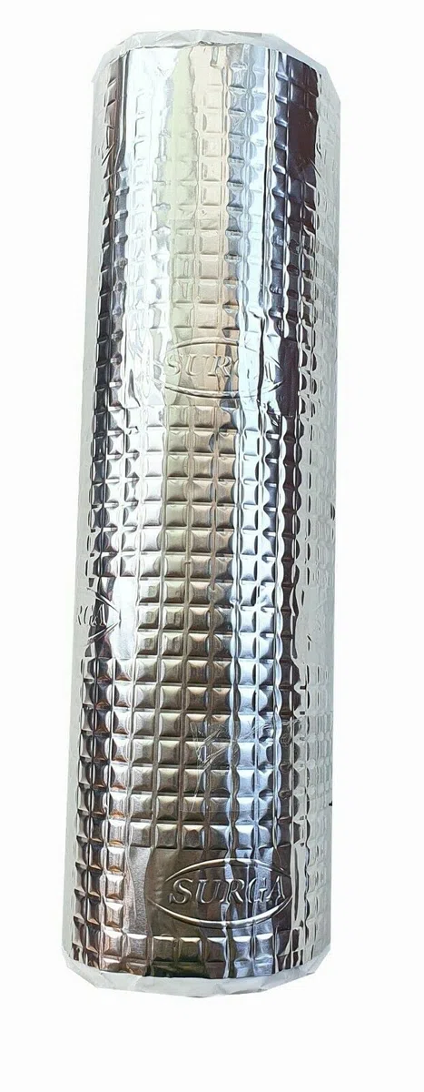 Tappetino isolante in alluminio butilico, 50 x 400 cm, autoadesivo, anti-rumore, isolamento del veicolo, 2 mm, isolamento acustico per auto, protezione dal rumore in gomma butilica