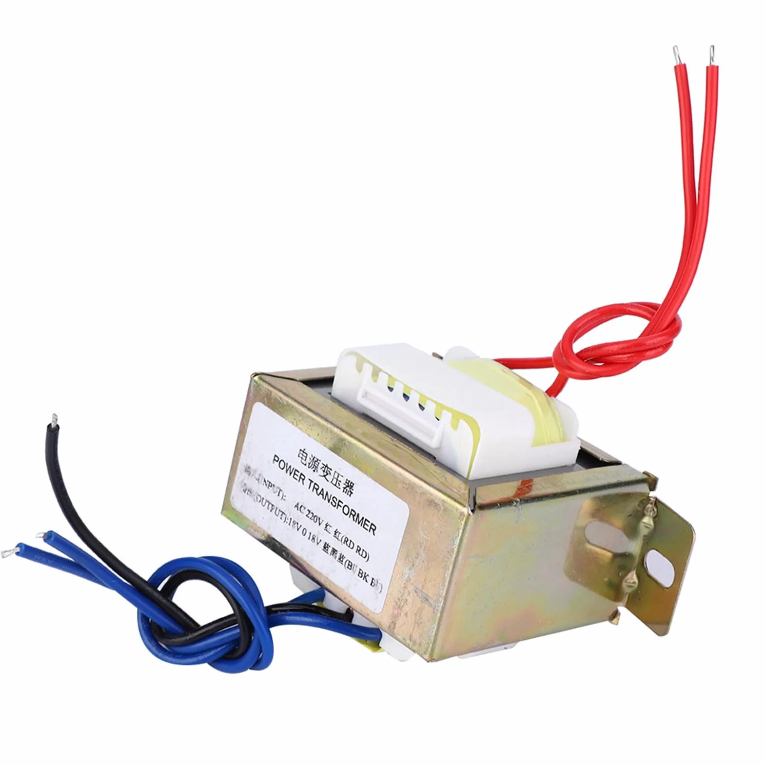 Trasformatore di alimentazione 18 V 50 W Trasformatore di energia elettrica per preamplificatore scheda amplificatore a 2.1 canali CA 220 V a doppia CA 18 V(18V 50W)