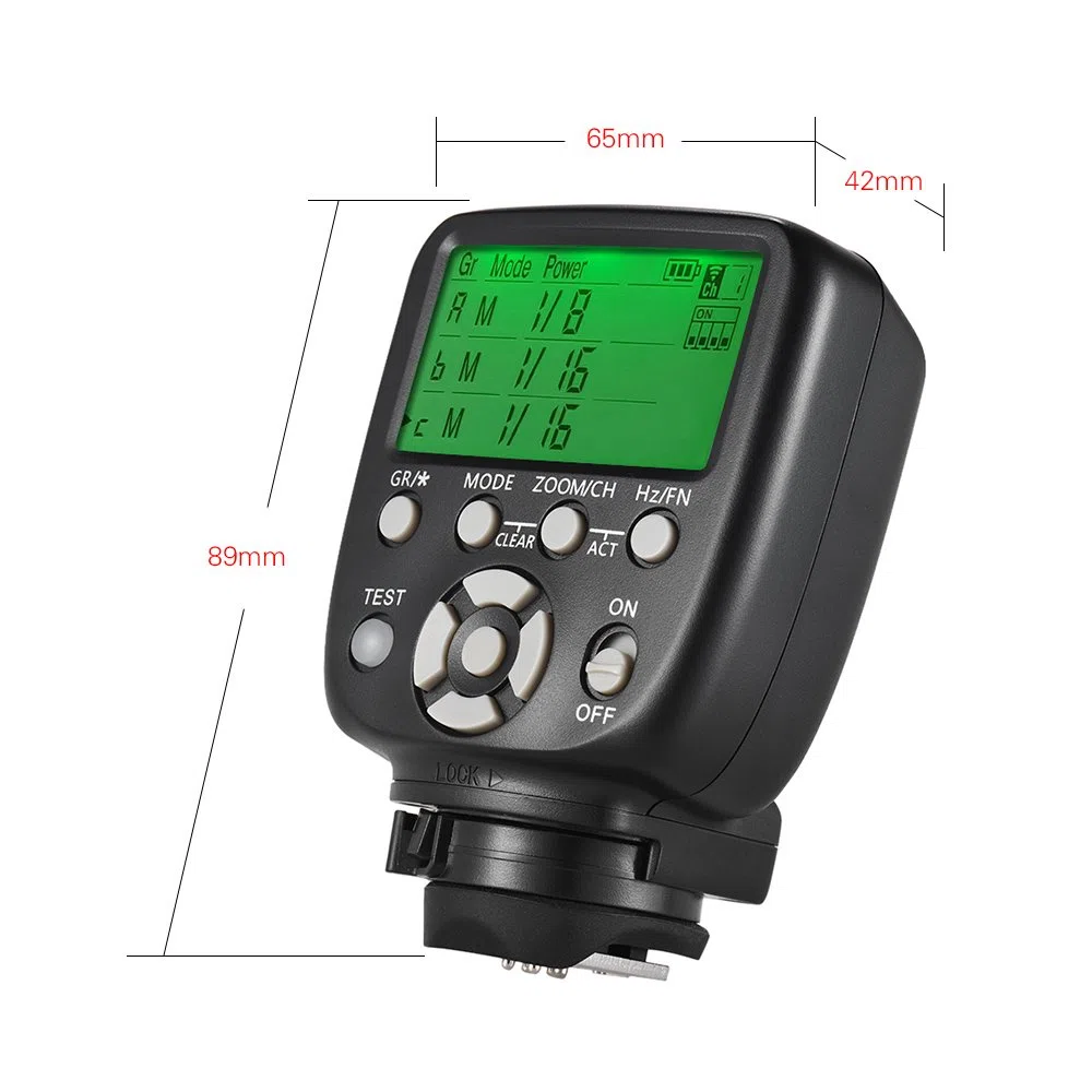 YONGNUO YN560-TX II Trasmettitore LCD manuale Compatibile con Nikon DSLR / YN560III / YN560IV / YN660 / YN968N / YN860Li Speedlite RF-602 / RF603 / RF603 II / RF605