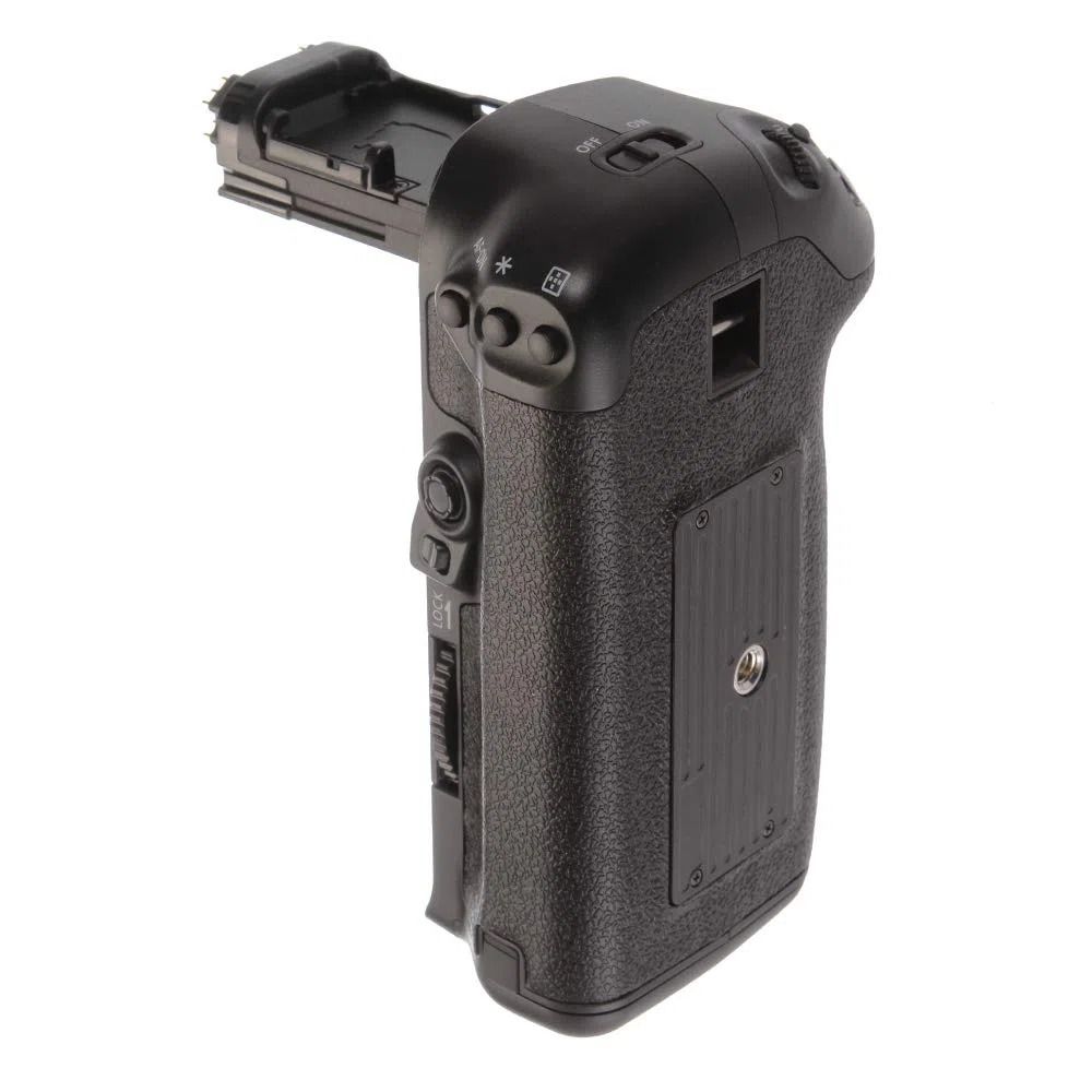 Hersmay BG-E20 - Impugnatura per fotocamera Canon 5D Mark IV, impugnatura di registrazione verticale con doppio vano batteria, prestazioni avanzate ed ergonomia migliorata, contiene 2 batterie LP-E6