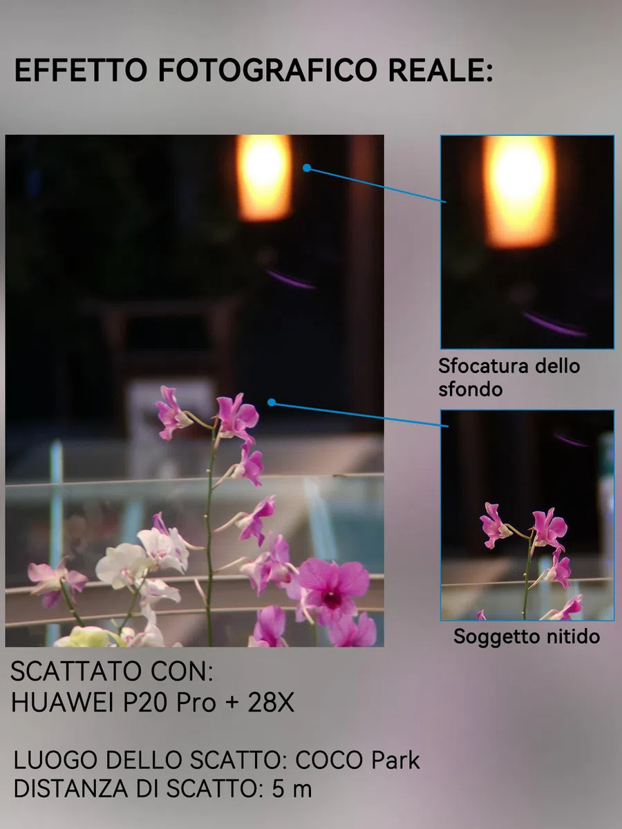 Apexel teleobiettivo per smartphone,obiettivo per smartphone ad alta potenza 28x HD Funziona con iPhone Samsung Pixel Android Qualsiasi smartphone