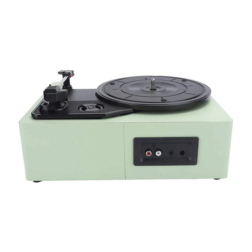 Grammofono retrò, giradischi in vinile, supporto dischi in vinile 7 pollici, 10 pollici, 12 pollici, 33/45/78 giri/min la riproduzione, supporto uscita RCA
