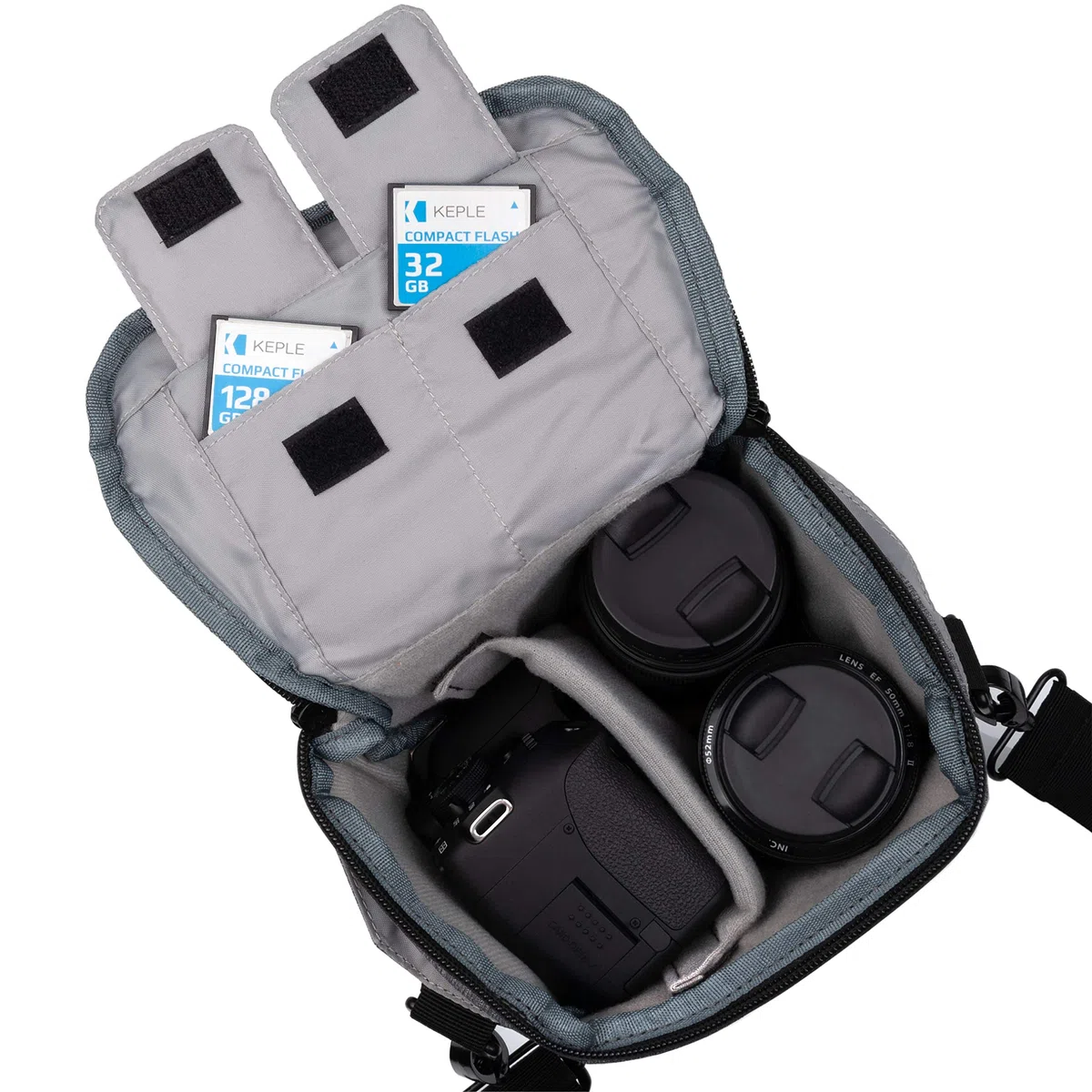 Keple Custodia Borsa Borsetta per la DSLR/SLR Compatibile con Nikon D5600 Z6 D750 Z50 D5300 D500 D850 D7500 D3300 Z7 D3400 P1000 D7200 P900 D780 D3200 D810 D3500 D7000 D5200 D5100 D800 D500 D90 D3100