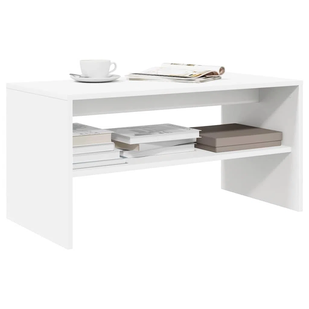 vidaXL Mobile TV e Console TV, Bianco, 60 x 40 x 40 cm, Legno Tecnico, Multifunzionale