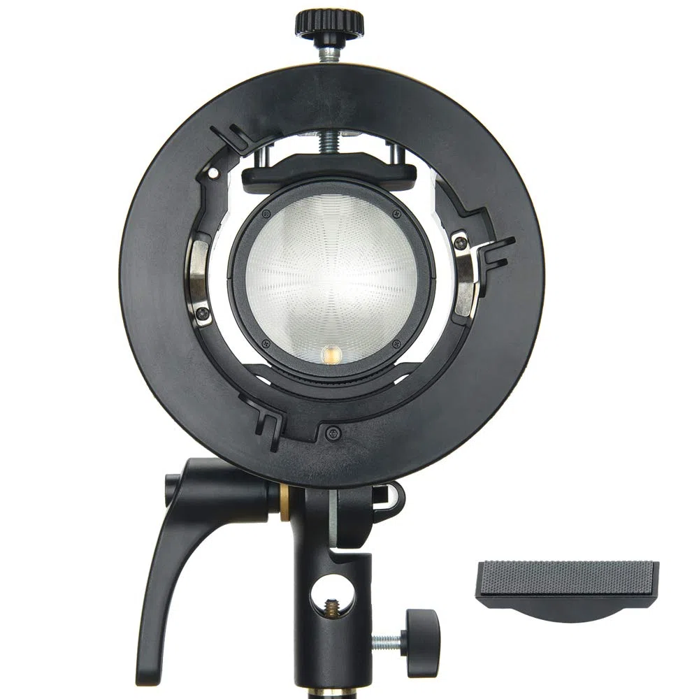 Godox S2 Supporto di Flash S-Tipo con Monte Bowens - Compatibile con Snoot, Softbox, Scatola per Flash di Studio V1, AD200Pro, V860II, TT685, TT350, AD400Pro