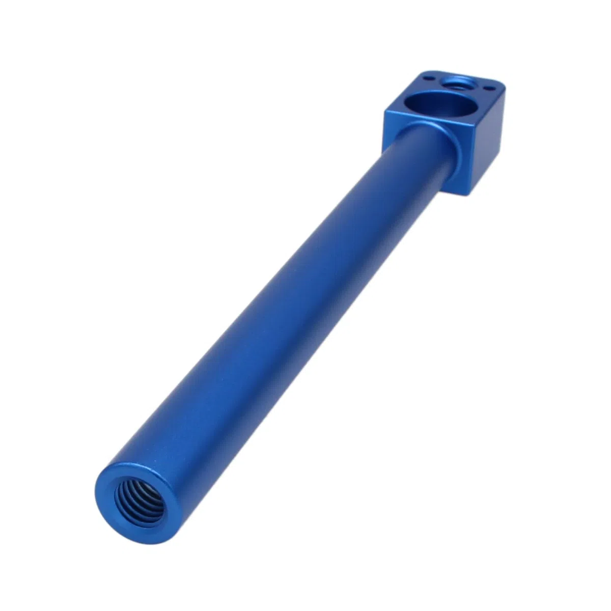 HangTon Tubo da 15 mm per fotocamera Sony ARRI RED Wireless Follow Focus Lens Motor Shoulder Rail accessorio di montaggio con filettatura da 3/8", lunghezza 15 cm (blu)