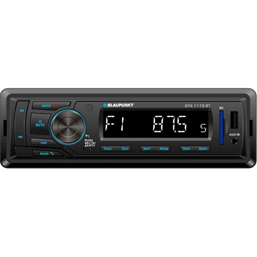 Blaupunkt BPA1119BT Autoradio 1 DIN, Bluetooth, USB, Nero