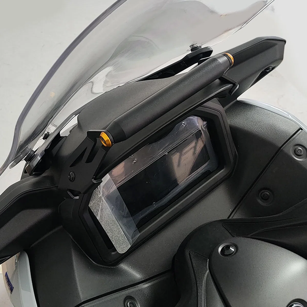 WOOGA X-MAX 300 staffa di navigazione GPS per estensione manubrio supporto per telefono manubrio fit for YA&MA&HA XMAX 300/250 Accessori 2025-2026(Nero)