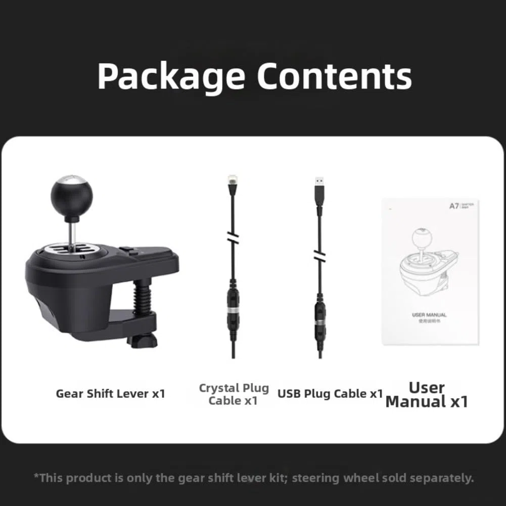 Supporto per ingranaggi da corsa, cambio sequenziale 6+1 per Ultimate Gaming, PXN-A7 cambio manuale per volante Z7