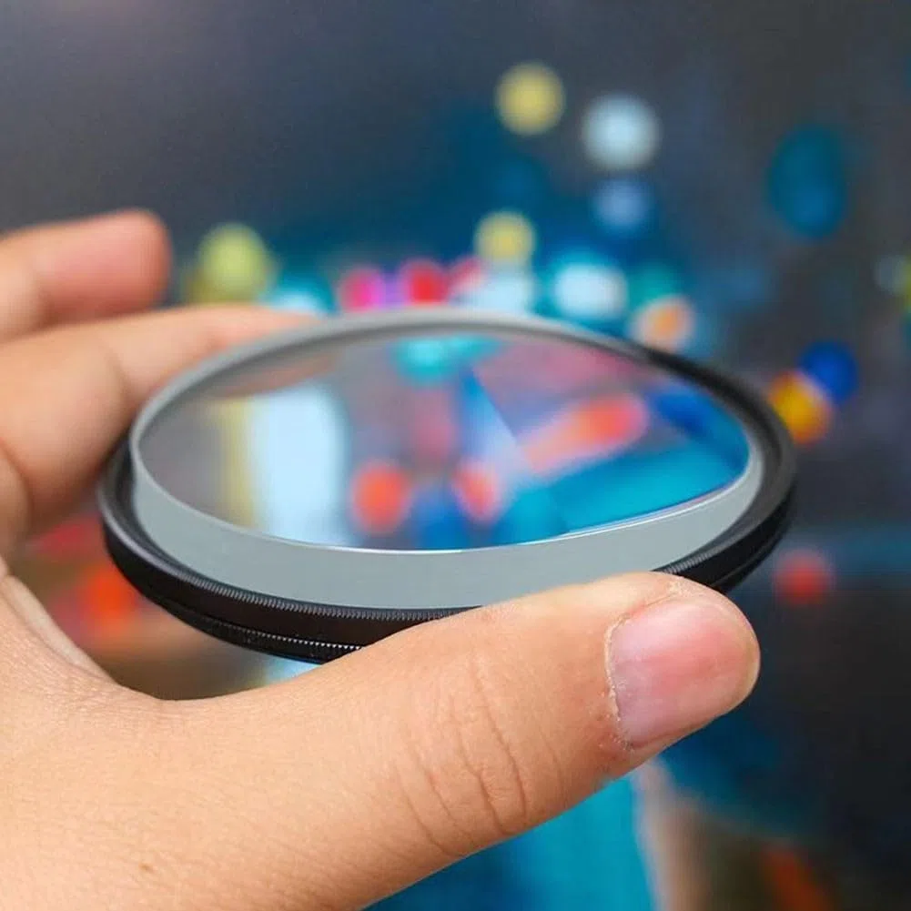 Filtro per effetti speciali, 82 mm in vetro con effetto mosso, filtro UV per fotocamera DSLR Fotografia, strisce di luce creative, schermo incrociato
