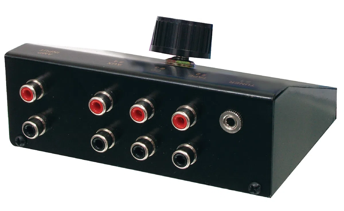 HQ ASWITCH-4 - Switch Audio Stereo, Nero