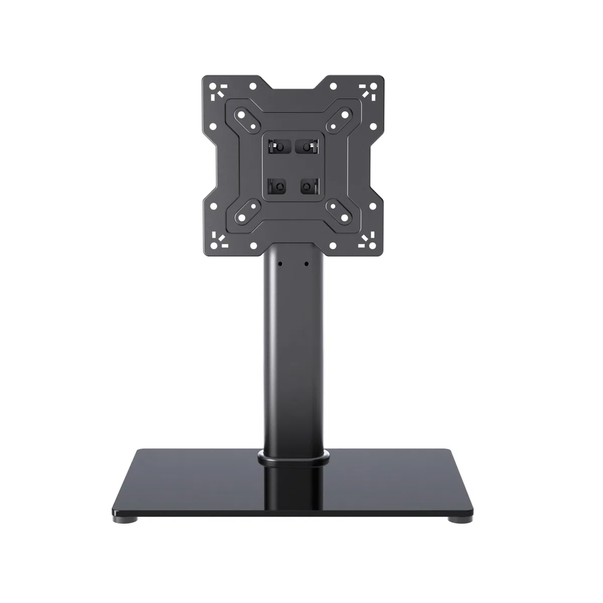 XINLEI Supporto per TV Universale, Supporto da Tavolo per TV LCD/LED da 17-43 Pollici Fino a 88 libbre, Supporto per Monitor Regolabile in Altezza con Base in Vetro Temperato VESA 200x200mm, TS103