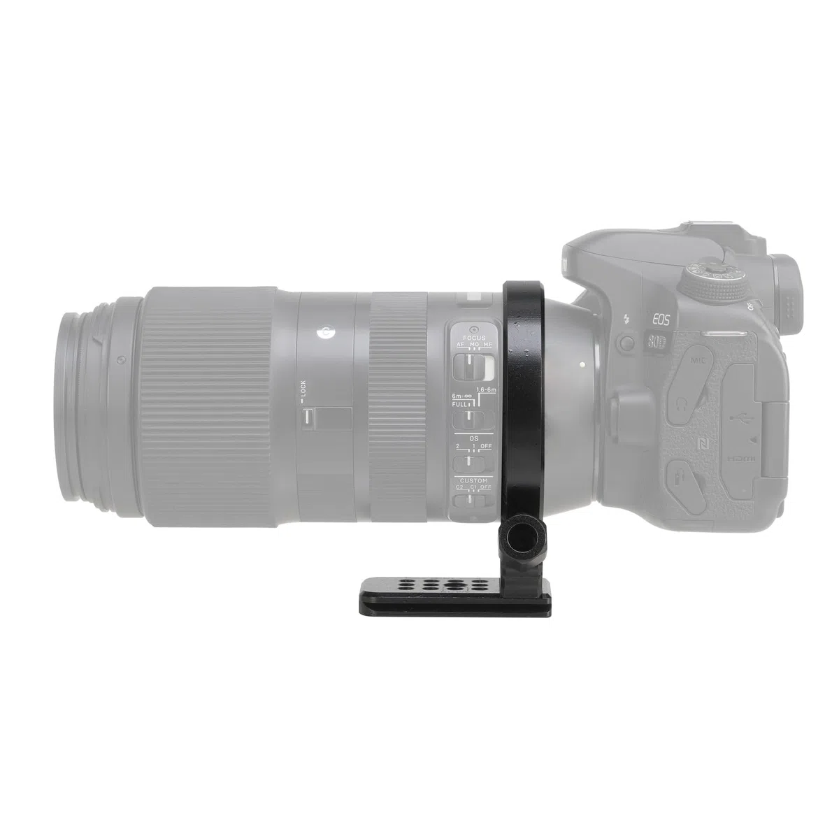 FOTGA Anello di montaggio per treppiede in metallo da 1/4" 3/8" per obiettivo Tamron 35-150 mm F/2-2,8 Di III VXD A058 (E-mount), per Sigma 100-400 mm f/5-6.3 DG OS HSM Contemporary Lens (per Canon