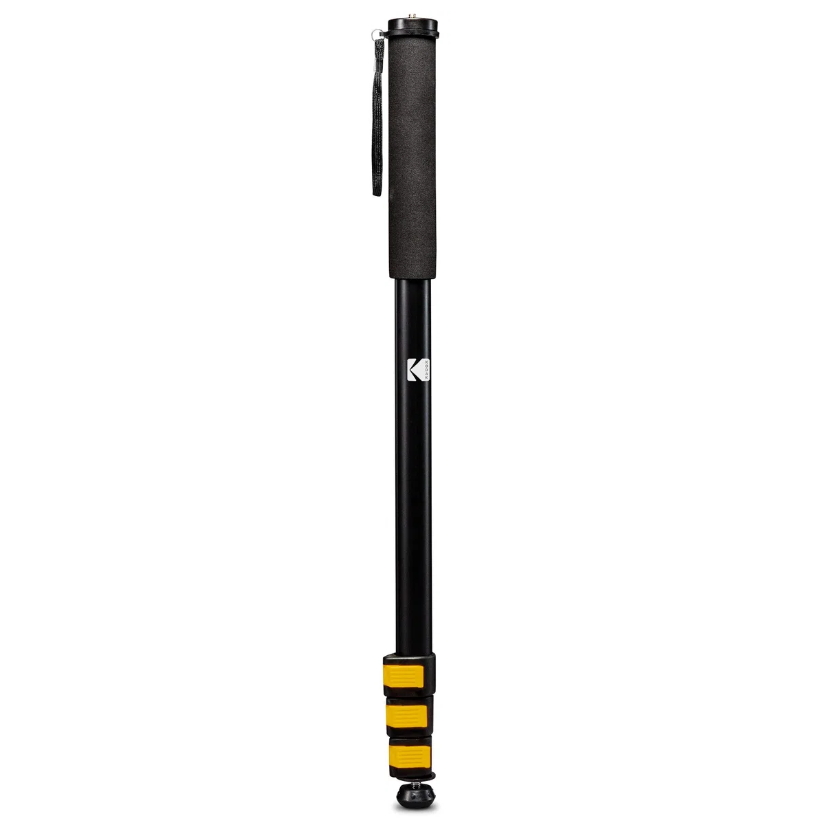 KODAK PhotoGear 72" monopiede portatile,21"-72" leggero monopiede in alluminio, piede in gomma con punta retrattile, cinturino da polso e guida elettronica e custodia