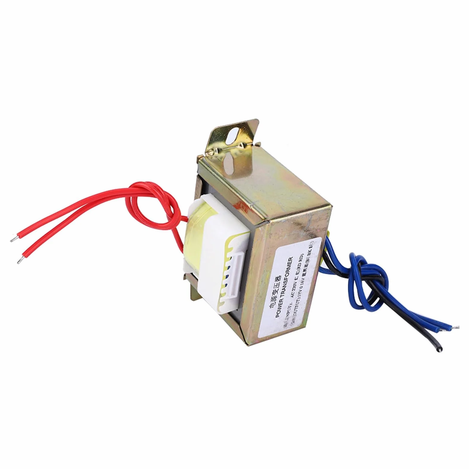 Trasformatore di alimentazione 18 V 50 W Trasformatore di energia elettrica per preamplificatore scheda amplificatore a 2.1 canali CA 220 V a doppia CA 18 V(18V 50W)