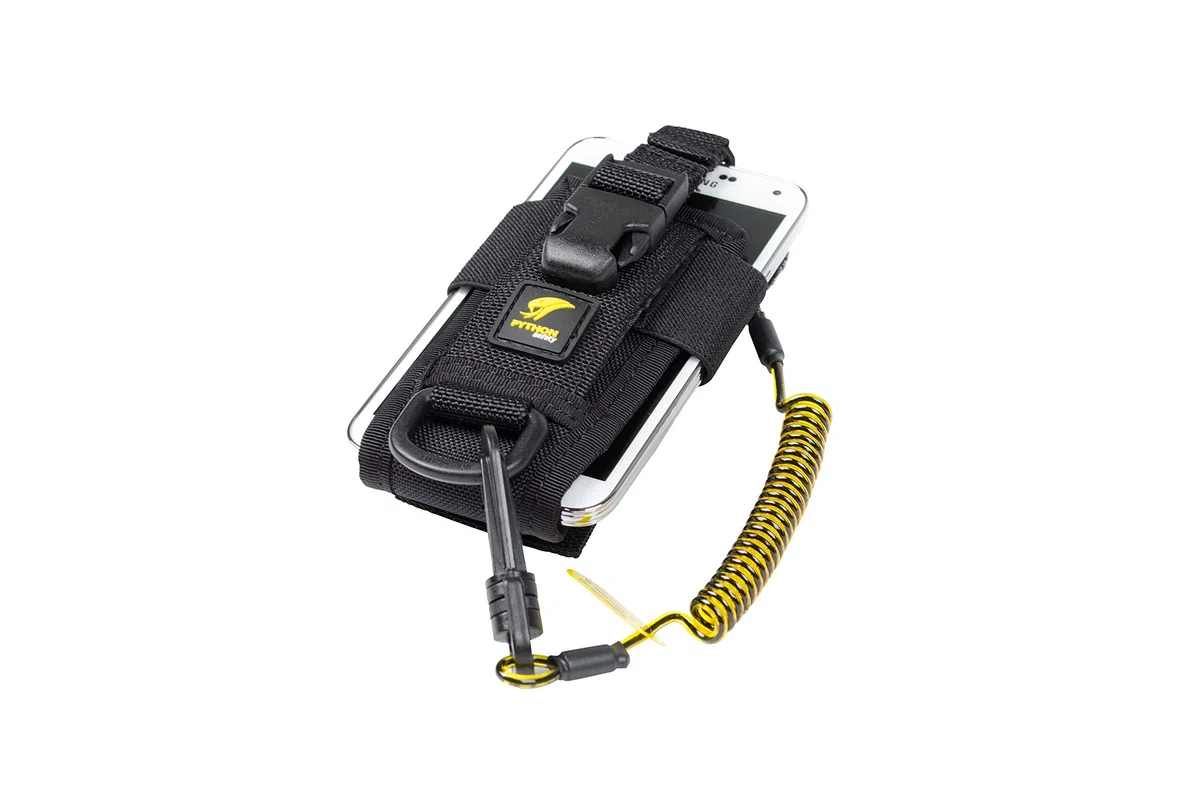 3M HOL-ADJRADIO dBi/sala Python, Fondina per radio, Nero, Compatibile con Android e iOS, D-Ring