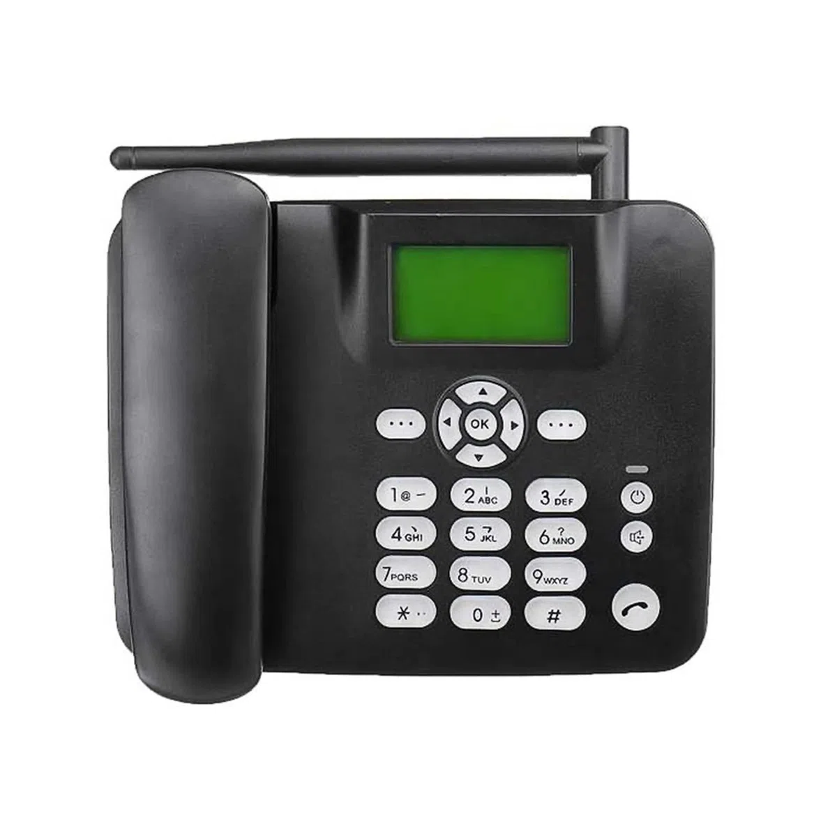 Telefono fisso senza fili 4G Supporto per telefono da scrivania GSM 850 900 1800 1900 MHz Scheda SIM con orologio SMS Funzione per casa, call center, ufficio, azienda, hotel