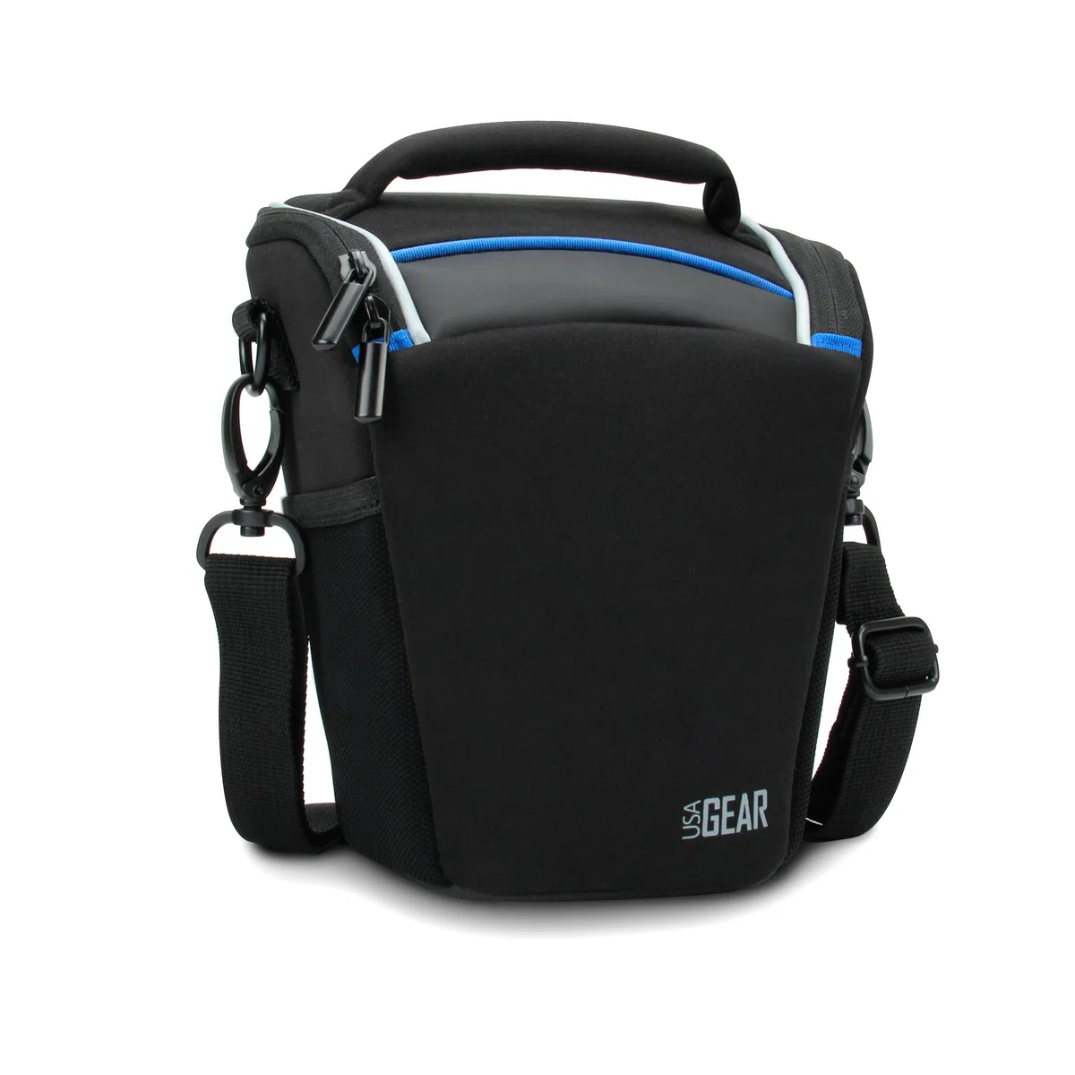 USA Gear Borsa per Fotocamera SLR/DSLR per Mirrorless con Tracolla Regolabile, Maniglia Imbottita, Copertura Antipioggia Rimovibile e Fondo Resistente Alle Intemperie