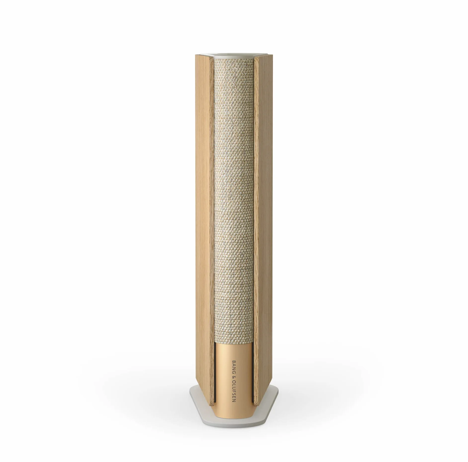 Bang & Olufsen Beosound Emerge Altoparlante da libreria - Oro Tone | Compatto, Wi-Fi e Bluetooth, Suono ultra profondo, Design sottile e circolare, Certificato Cradle to Cradle