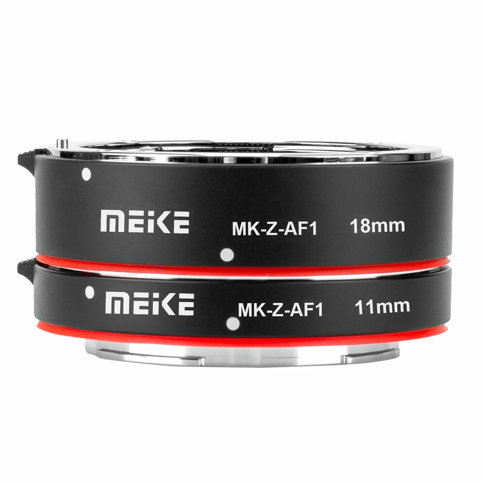 Meike MK-Z-AF1 Set di tubi di prolunga per macro con messa a fuoco automatica in metallo (11 mm + 18 mm) compatibile con Nikon Z5 Z6 Z6II Z7 Z7II Z50