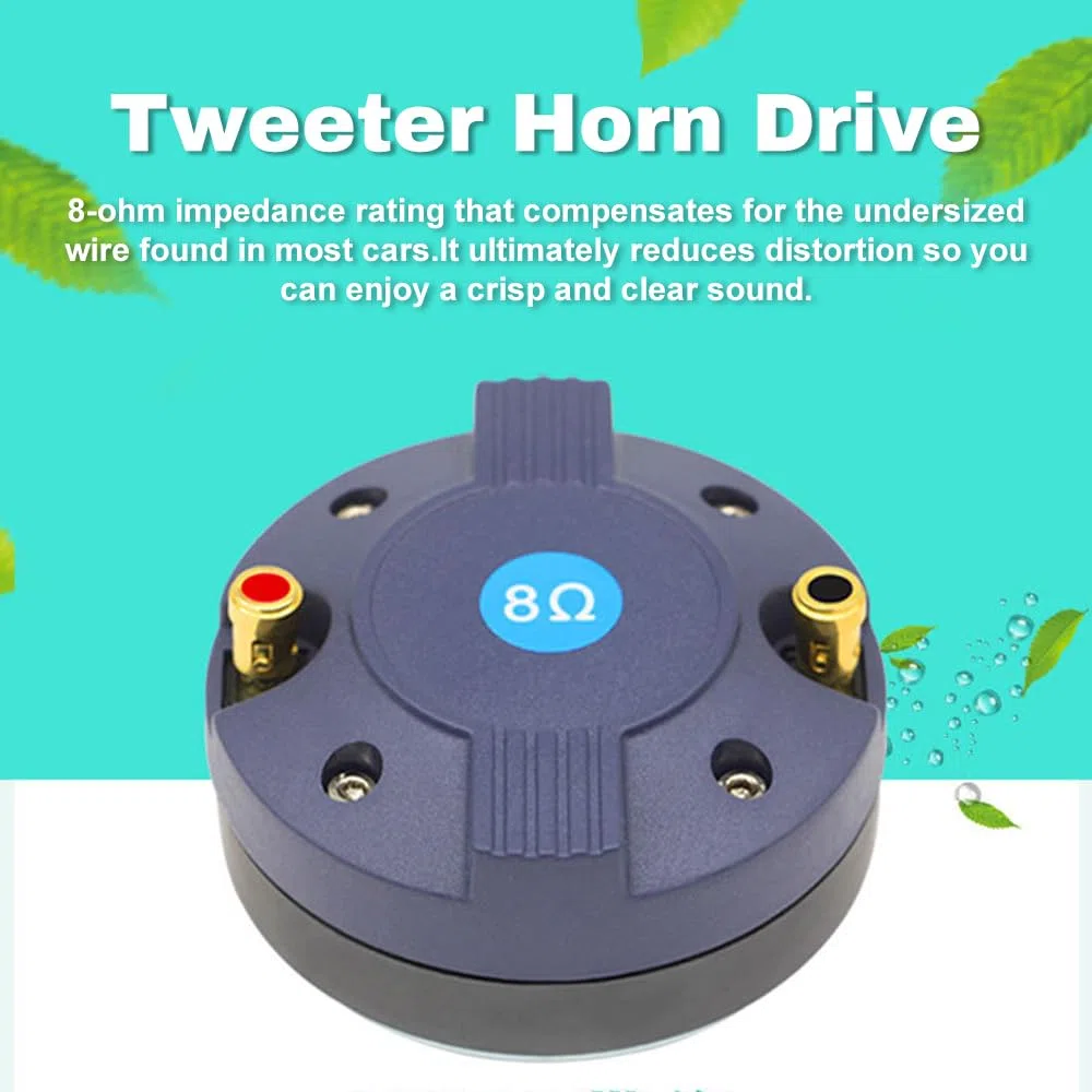 Greensen 200W Altoparlante Auto Corno Driver 34mm Driver a Compressione con Magnete Premium per Suono Nitido e Forte in Auto Camion