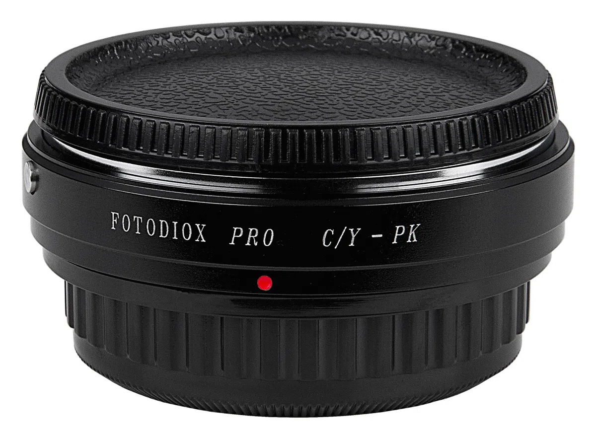 Fotodiox Pro - Adattatore Supporto Obiettivo da Contax Yashica (C/Y) a Pentax K (PK) Nero
