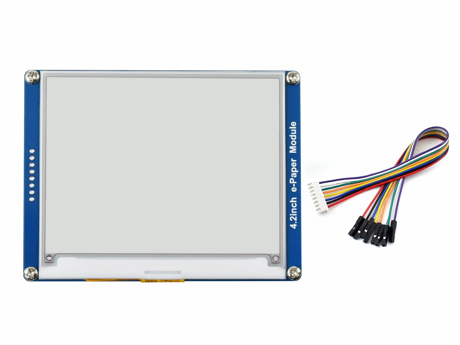 Waveshare 4.2 Inch E-Paper Display Module(B) Kit 400x300 Resolution Red Black White Three-Color E-Ink Screen Electronic Paper Module for Raspberry Pi/Jetson Nano/Arduino/STM32 via SPI Interface