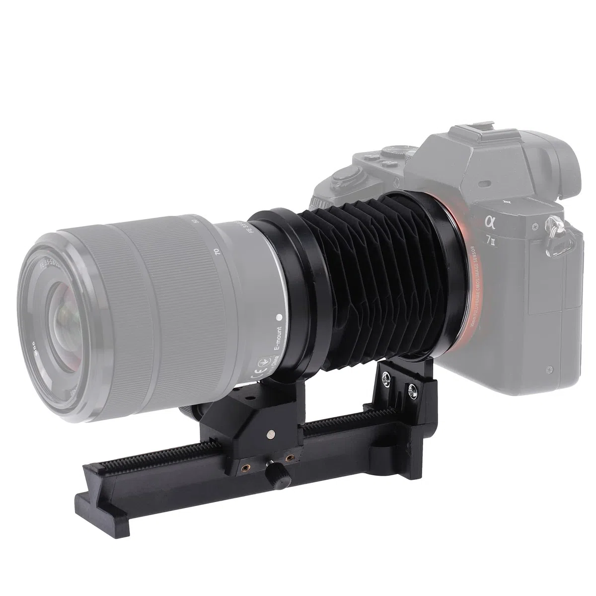 FOTGA Macro Extension - Dispositivo a soffietto per fotocamera Sony E-Mount NEX-7 A9 II A7S A7 Mark IV A7R III A1 A7C A700 A6500 A6400 A6300 A600 A6000 A5100