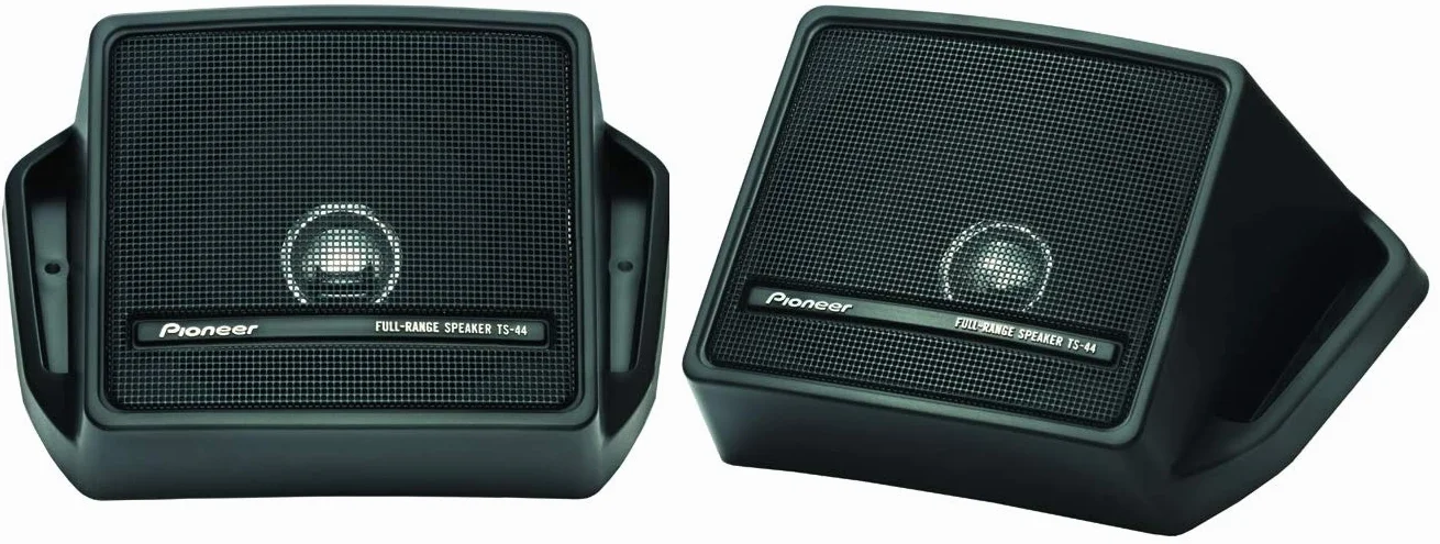 PIONEER Altoparlante da superficie a banda larga TS-44 (40 W), altoparlante coassiale, potenza di uscita nominale 10 W, 88 dB, 173 x 109 x 97 mm, 2 altoparlanti, nero
