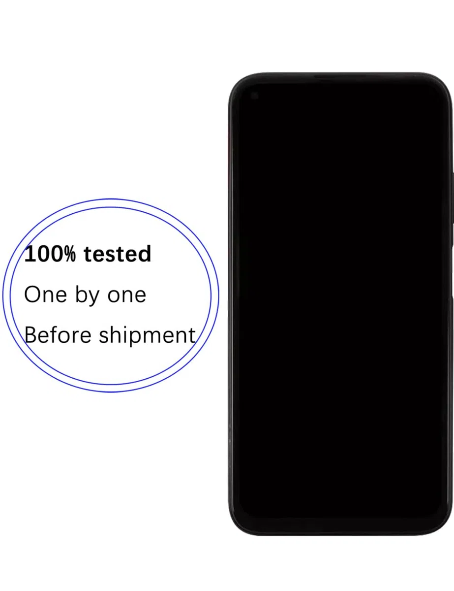 Display di ricambio per schermo LCD Huawei P40 Lite 4G, JNY-L21A JNY-L01A Display Touch Digitizer Assembly Kit parti di riparazione (nero con cornice)