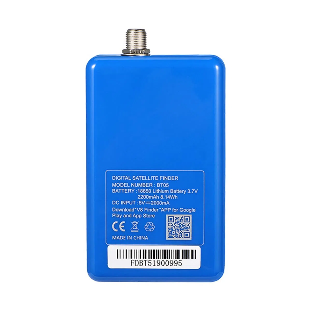 Satellite Finder Meter V8 Finder BT05 Satfinder DVB S2 Satellite Finder Multi Standard Decodifica Per Digital Bluetooth HD Satfinder per la regolazione Sat Dish