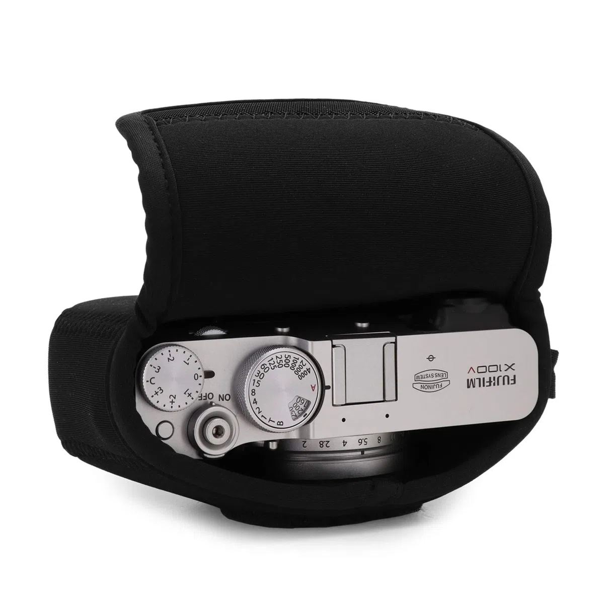 MegaGear MG1896 - Custodia ultra leggera in neoprene, compatibile con Fujifilm X100V, colore: Nero