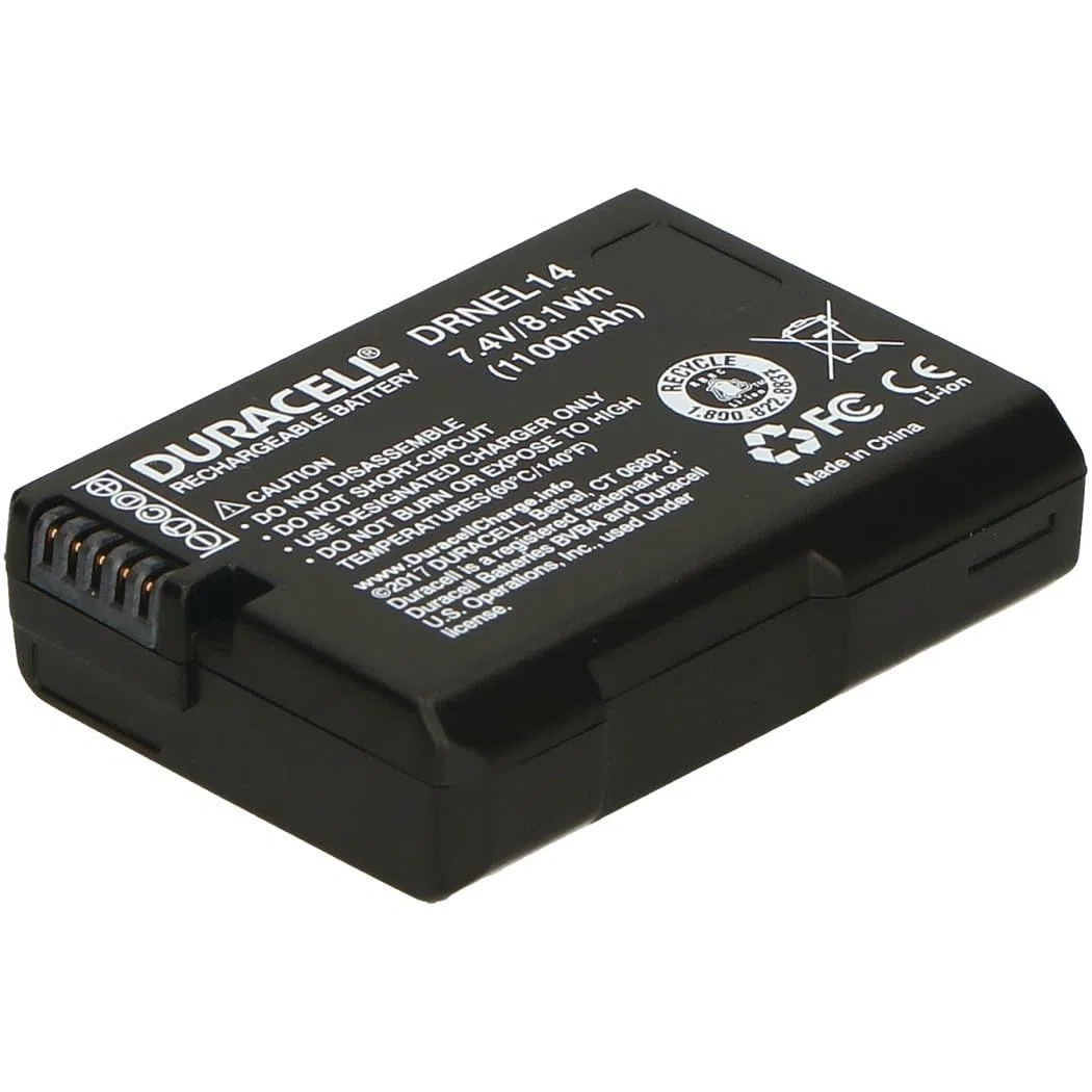Duracell - Batteria Sostitutiva, Ricaricabile, per Macchina Fotografica Nikon EN-El14