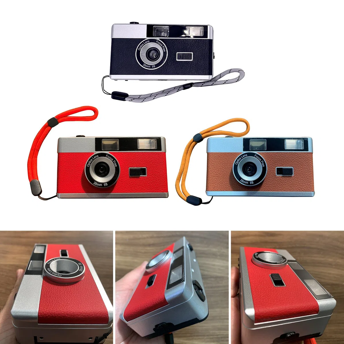 Macchina fotografica della pellicola di 35mm Retro della macchina fotografica libera riutilizzabile incorporata facile da usare per gli appassionati di fotografia 35mm macchina fotografica