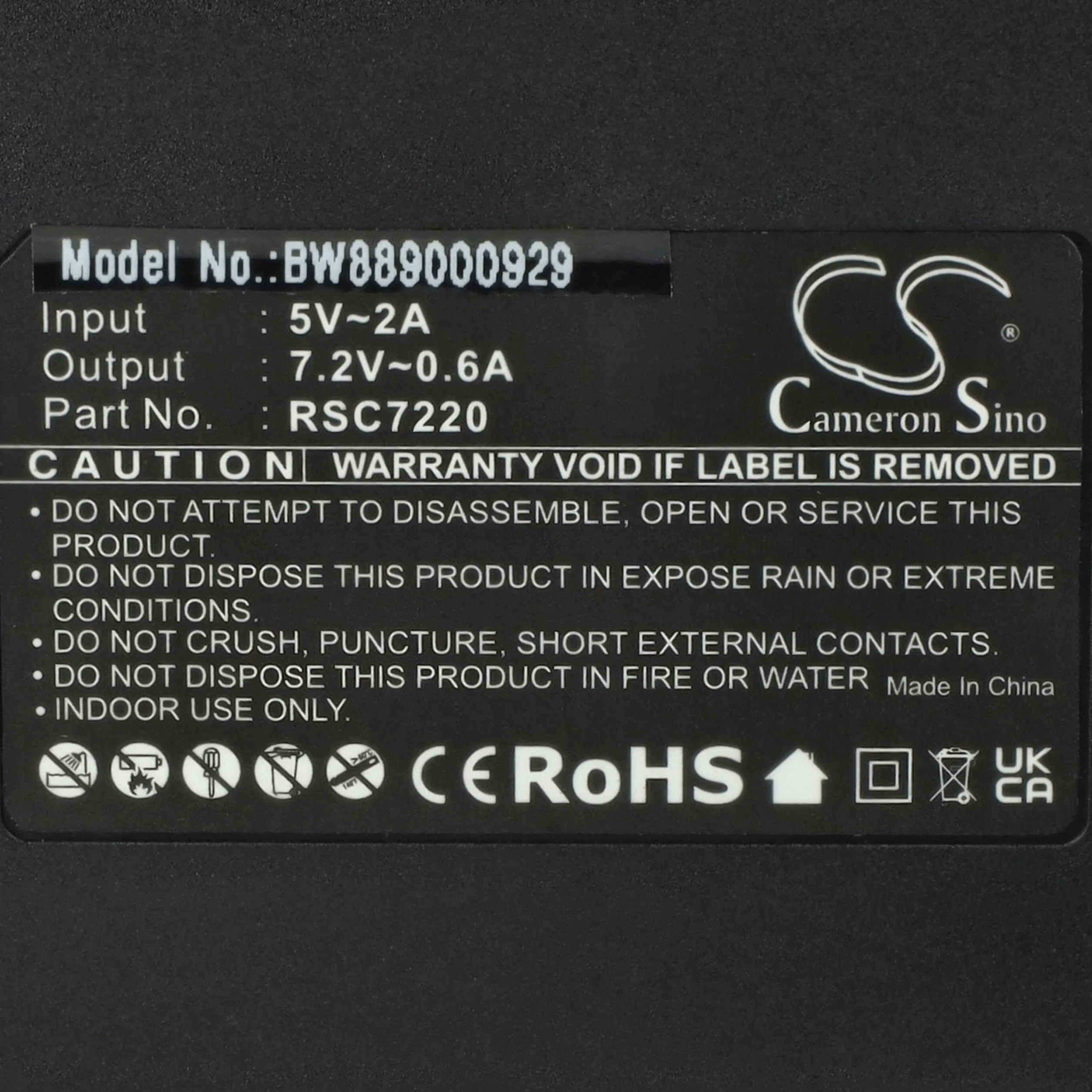 vhbw Caricabatterie doppio compatibile con Scanreco Fasse, FBS590, EFFER, Fassi batterie per radio - Stazione di ricarica + cavo USB-C, 7,2V, 0,6A