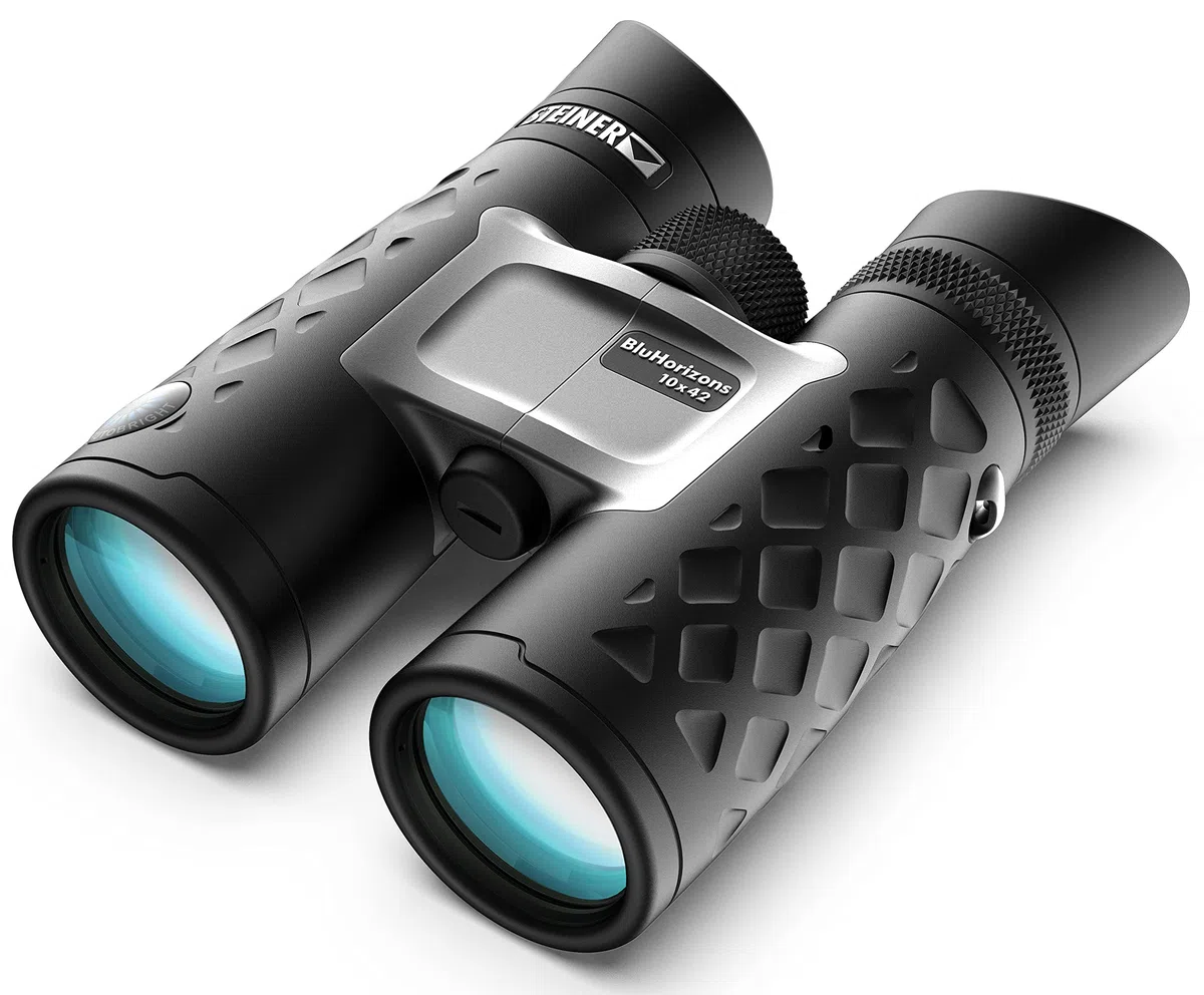 Steiner BluHorizons - Binocolo con tecnologia lenti esclusiva, protezione per gli occhi, compatto, leggero, ideale per attività all'aperto ed eventi sportivi, 10x42