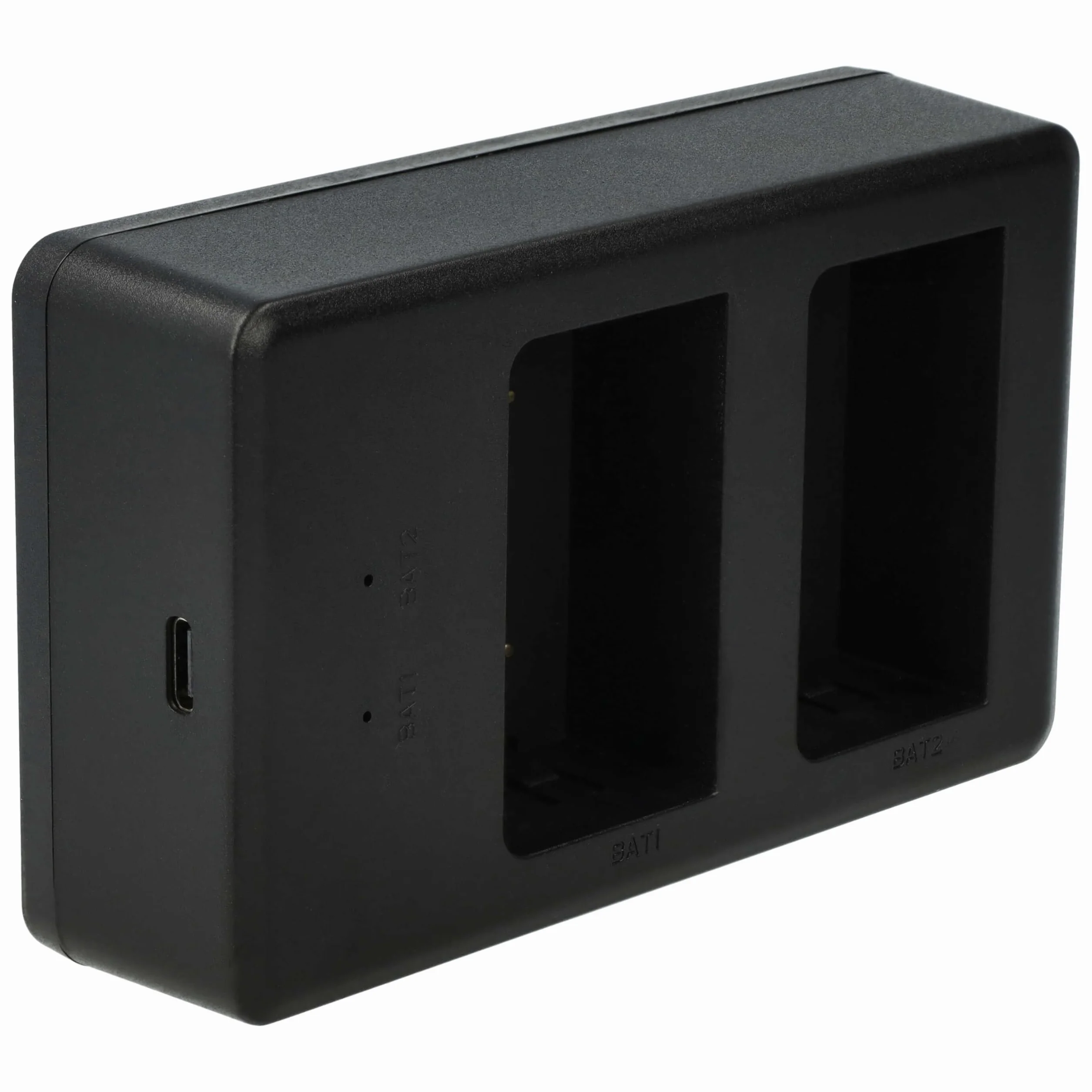 vhbw Caricabatterie doppio compatibile con Scanreco Fasse, FBS590, EFFER, Fassi batterie per radio - Stazione di ricarica + cavo USB-C, 7,2V, 0,6A