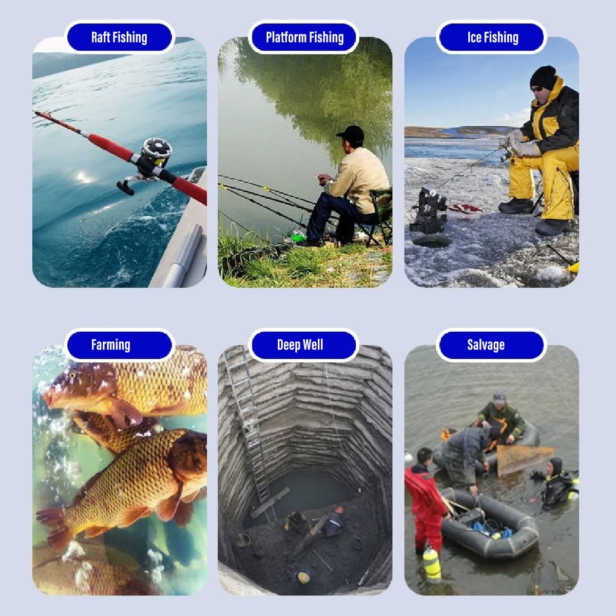 Telecamera Pesca Subacquea, Fotocamera Pesca Al Ghiaccio Portatile Largo Angolare 1080p con Schermo 4,3 Pollici e Cavo 30 M, Telecamera Subacquea Pesce per la Pesca in Barca Marina