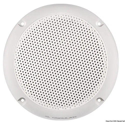OSCULATI Coppia Casse Bianche 150 mm 60 W