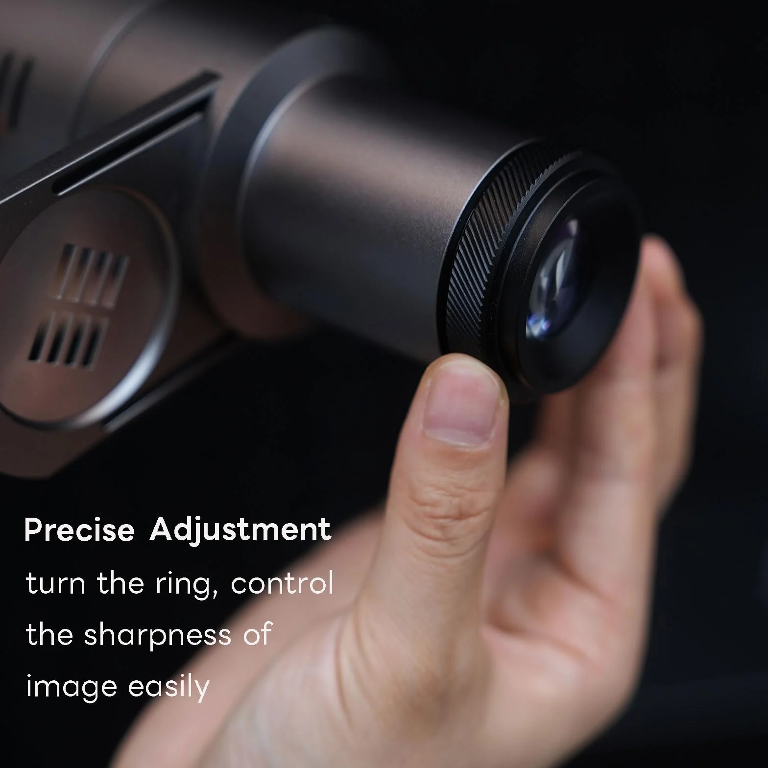 DF DIGITALFOTO Mini Ottico Snoot Proiettore, Attacco per Faretto Fotografico con Supporto Zhiyun/Ulanzi/Godox, 33 Gobo, Telaio Magnetico, Compatibile con ZHIYUN CINEPEER CX100, Godox ML100Bi/ML60IIBi