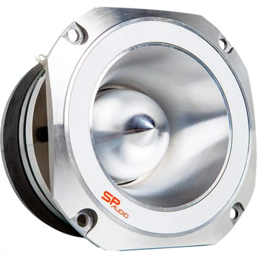 SP Audio 1 SUPER TWEETER SPTW-48 SPTW48 10,00 cm 100 mm 4" diametro 200 watt rms 400 watt max impedenza 4 ohm sensibilità 112 db auto silver, 1 pezzo