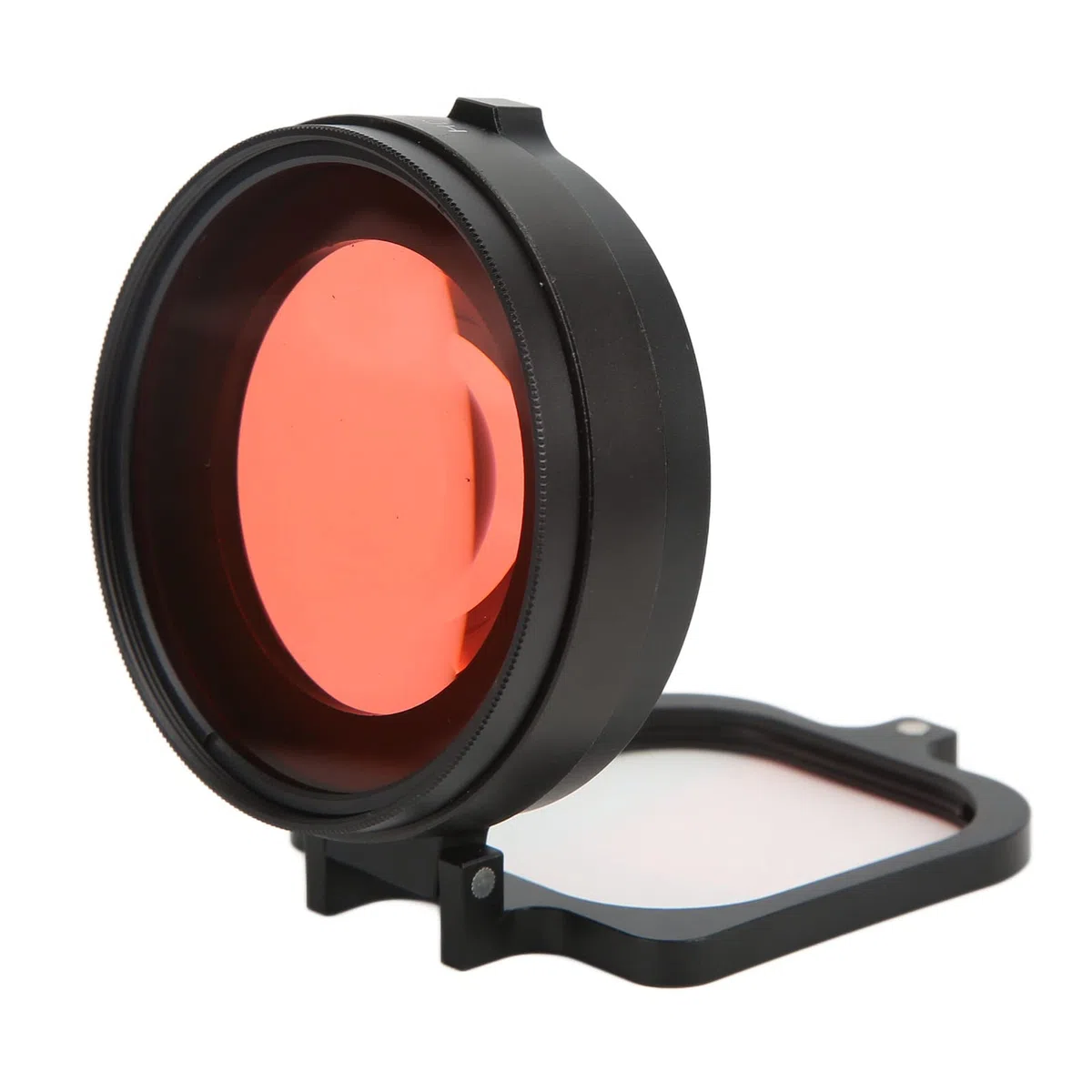 Filtro Rosso con Obiettivo Macro 16X, Filtro Rosso JUNESTAR da 58 Mm per Action Cam, Filtro Subacqueo con Obiettivo Macro Ravvicinato 16X per 9 Fotocamere Sportive